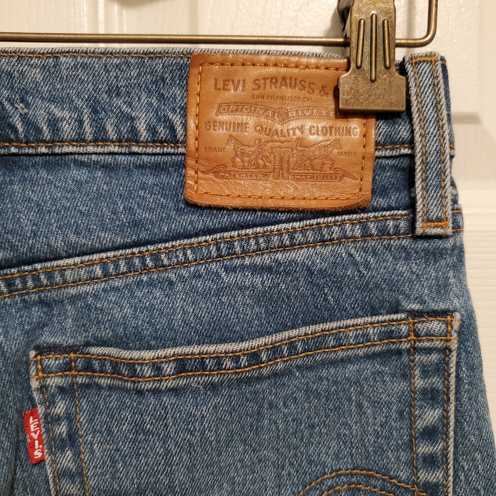 Levi's Blue Denim Jeans Wedgie Straight Size 26